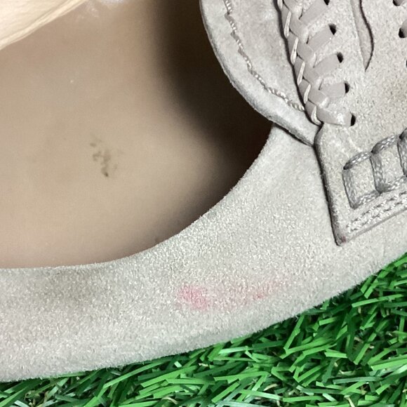 TOD'S Caramel Light Tan Braided Slip-On Suede Loafers 36 - Picture 9 of 14